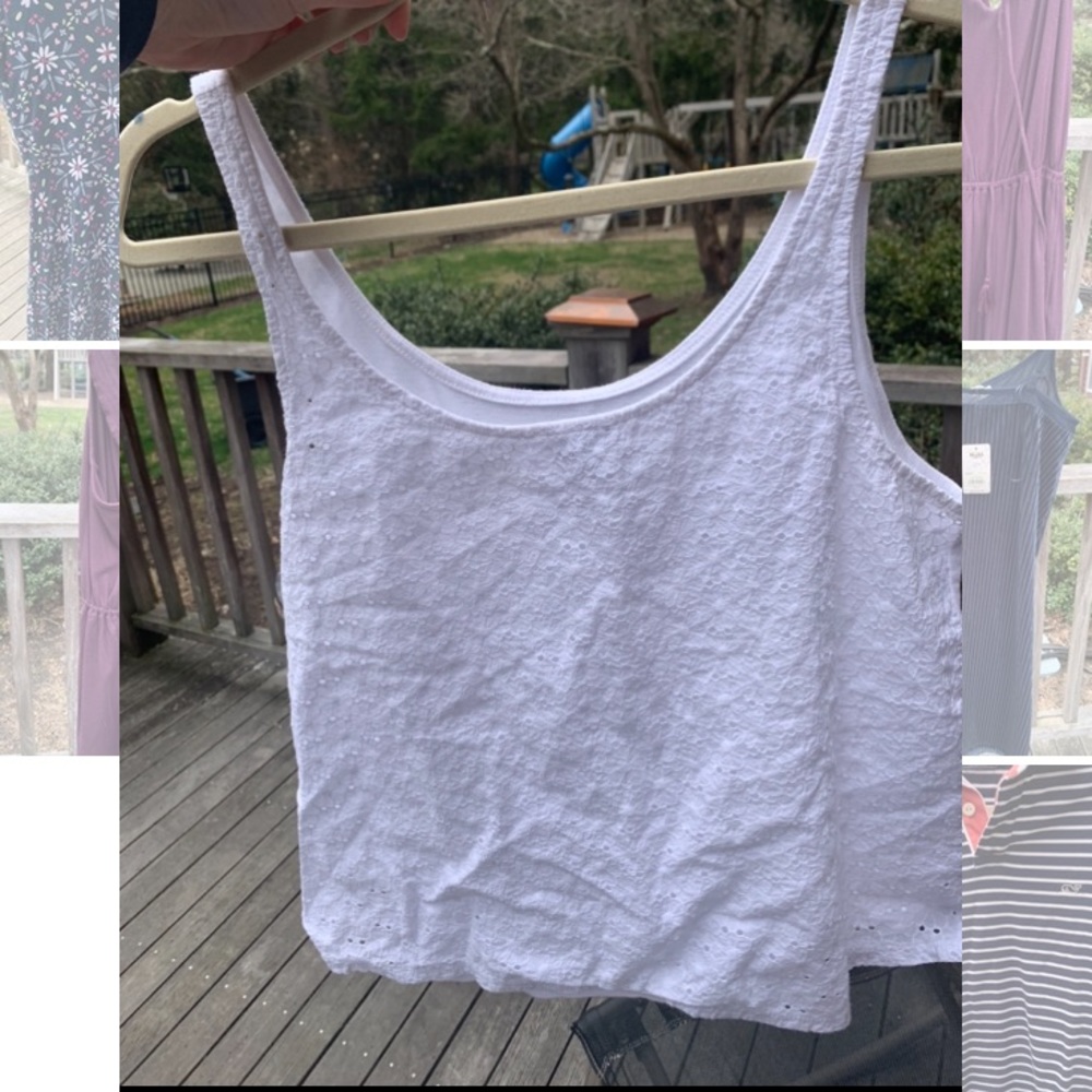 Aerie White Tank Top